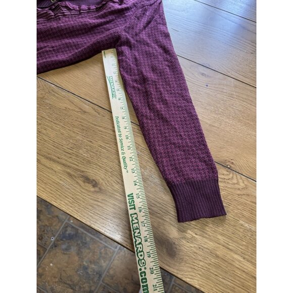 Eddie Bauer Women Size TXXL Cardigan Sweater Button Down Ruffles Long NWOT VTG - Picture 7 of 15